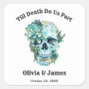 Search for till death do us part stickers Floral skull