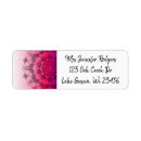 Search for mandala return address labels Pink