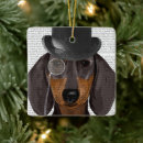 Search for hound christmas tree decorations Dachshunds
