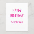 Search for happy birthday name postcards For her