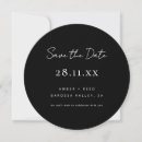 Search for circle save the dates Black and white