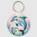 Search for baby dolphin key rings Underwater