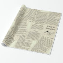 Search for vintage book wrapping paper Classic