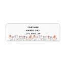 Search for cute kitten return address labels Adorable