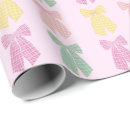 Search for pink bow wrap wrapping paper Feminine