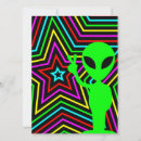 Search for alien birthday invitations Black