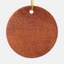 Search for leather christmas tree decorations Brown