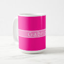 Search for hot pink monogram mugs Stylish