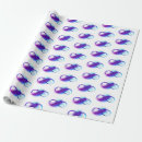 Search for feather wrapping paper Purple