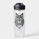 Search for black cat water bottles Drawing