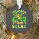 Search for clover christmas tree decorations St patricks