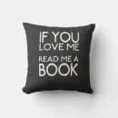 Search for love reading cushions Bookworm