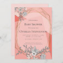 Search for gold geometric baby shower invitations Flowers