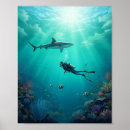Search for divers posters Shark