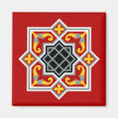 Search for traditional pattern magnets Vintage