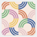 Search for curved stripes stickers Geometric