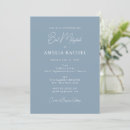 Search for minimalist dusty blue invitations Trendy