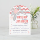 Search for pink and gray wedding invitations Country