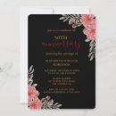 Search for flower 50th anniversary invitations Modern