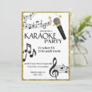 Search for karaoke party invitations Music