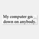 Search for computer it bumper stickers Humour