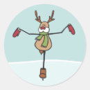 Search for dancing reindeer stickers Merry christmas