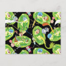 Search for funny cartoon alien invitations Rick and morty