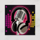 Search for podcast business cards Microphone