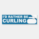 Search for curled bumper stickers Curler