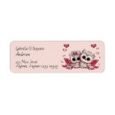 Search for cartoon owl return address labels Nature