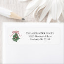 Search for mistletoe return address labels Simple