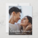 Search for unique couples shower invitations Modern simple minimal