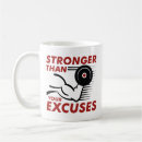 Search for no excuses mugs Gym
