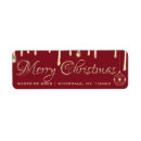 Search for honey return address labels Gold