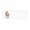 Search for bear return address labels Merry christmas