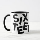 Search for 16th birthday mugs Modern