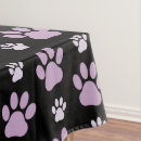 Search for dog tablecloths Paw pattern
