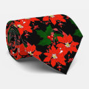 Search for black and red flower ties Poinsettia