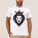 Search for black white lion tshirts Wildlife