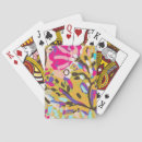 Search for floral playing cards Boho