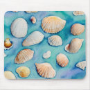 Search for seashell mousepads Beach