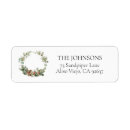 Search for winter berry return address labels Wreath