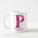 Search for initial p mugs Flower