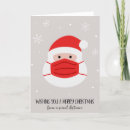 Search for lockdown christmas cards Santa