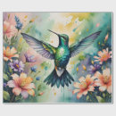 Search for hummingbird wrapping paper Colourful