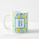Search for lemon coffee mugs Blue and yellow