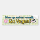 Search for cow bumper stickers Vegetarian