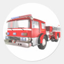 Search for red fire truck stickers Emergency