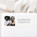 Search for photo return address labels wedding stickers Simple