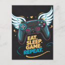 Search for gaming postcards Illustration